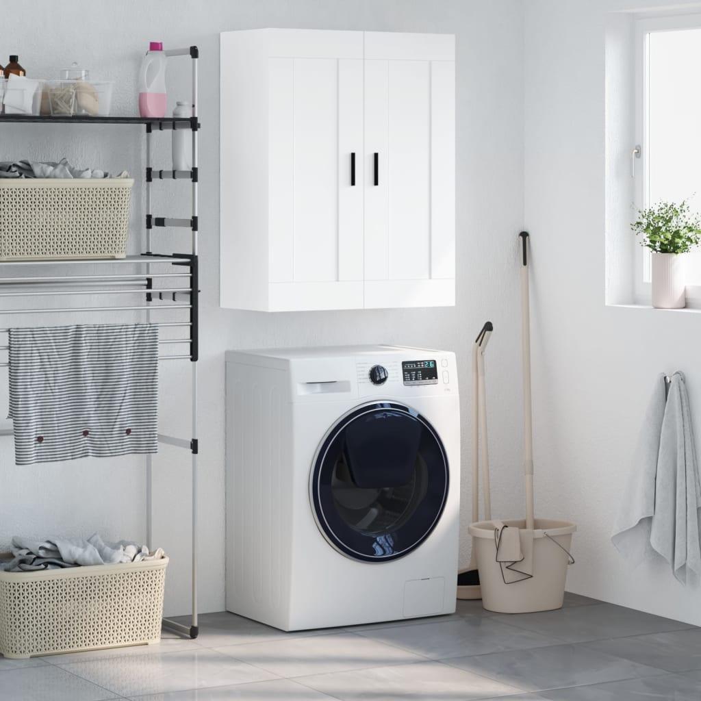 Vægskab 69,5X34X90 Cm Konstrueret Træ - Hvid