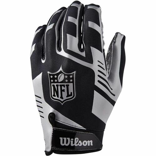 Receiver gloves Wilson NFL Stretch Fit Grå