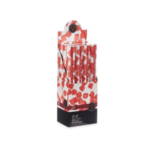 Konfetti kanon Kronblad Rød Papir 5 x 48,5 x 5 cm (48 enheder)