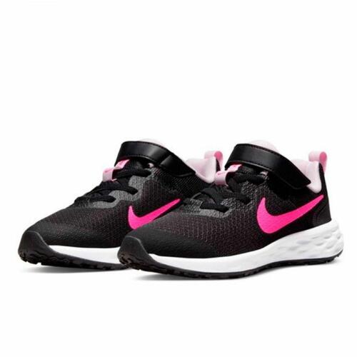 Sportssko til børn Nike REVOLUTION 6 DD1095 007 Sort 29.5