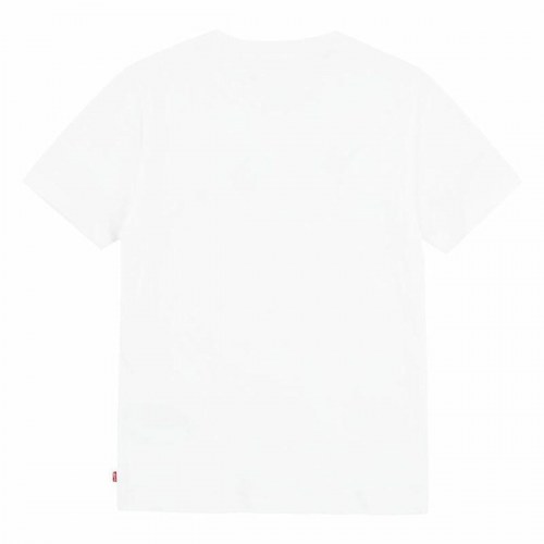 T-shirt Levi's Camo Poster Logo Bright Hvid - 8 år