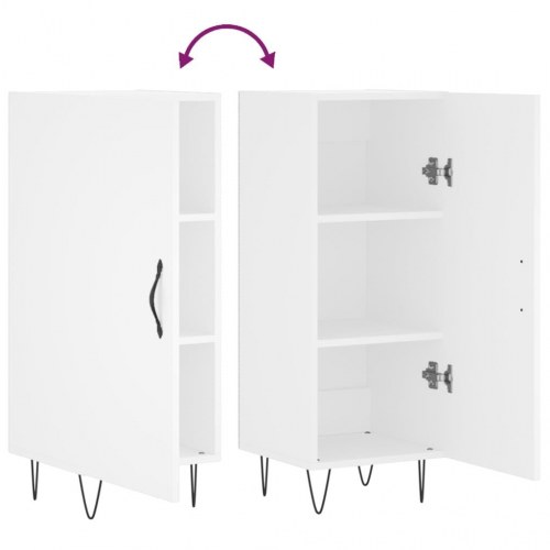 Skænk 34,5×34×90 cm i konstrueret træ - hvid