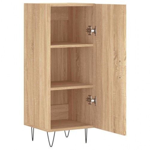 Skænk i konstrueret træ 34,5×34×90 cm - sonoma-eg