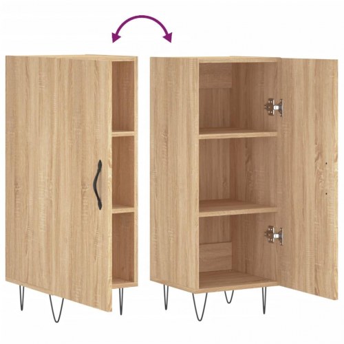 Skænk i konstrueret træ 34,5×34×90 cm - sonoma-eg