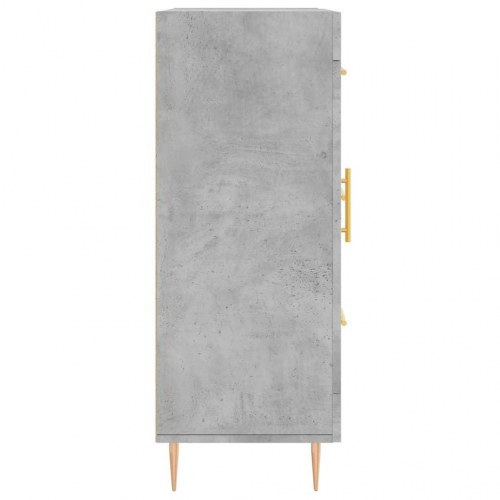 Skænk med glaslåge 69,5 x 34 x 90 cm - betongrå