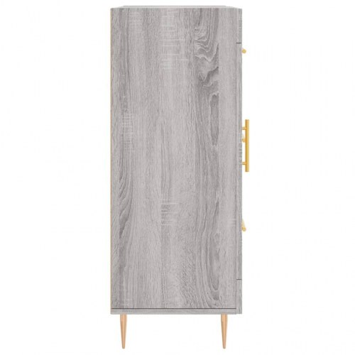 Skænk 69,5x34x90 cm konstrueret træ grå sonoma-eg