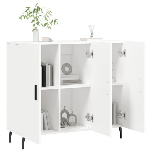 Skab 90 x 34 x 80 cm - hvid