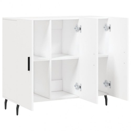 Skab 90 x 34 x 80 cm - hvid