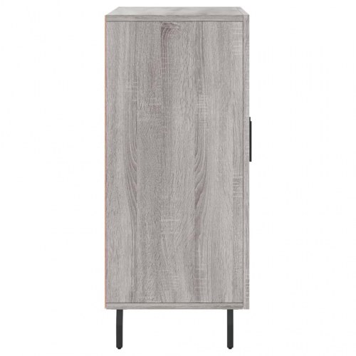 Skab/skænk 90×34×80 cm i konstrueret træ - grå sonoma-eg