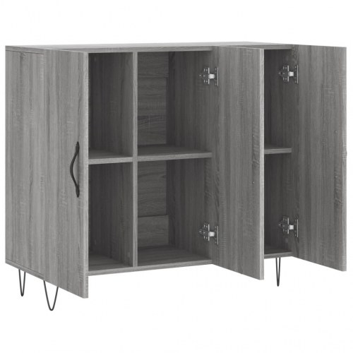 Skænk 90 x 34 x 80 cm - grå sonoma-eg