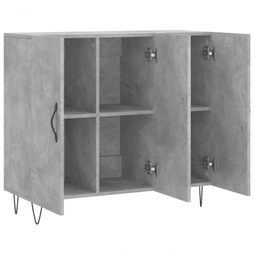 Skænk 90×34×80 cm i konstrueret træ - betongrå