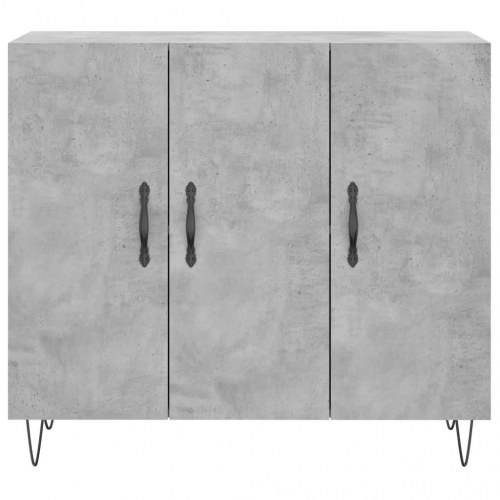 Skænk 90×34×80 cm i konstrueret træ - betongrå