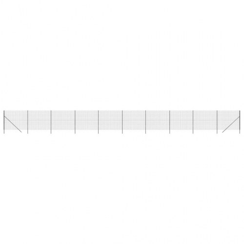 Trådhegn 2,2 x 25 m galvaniseret stål - antracitgrå