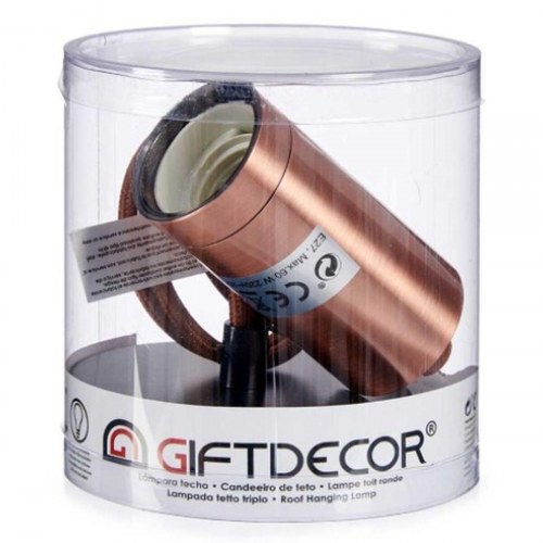 Pendel lampe bronze 60 W - 6 stk.