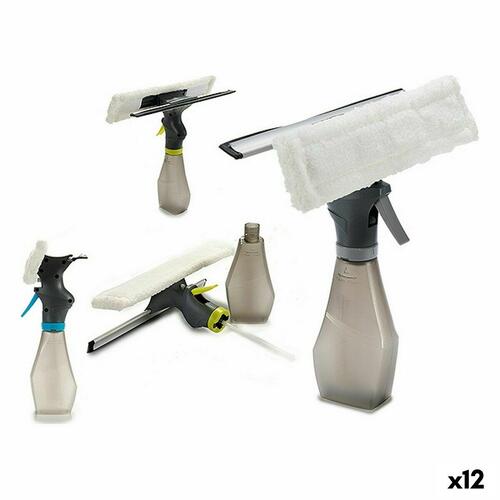 Vinduespudser med Integreret Damper Dobbelt Plastik 26 x 27,5 x 26 cm (12 enheder)