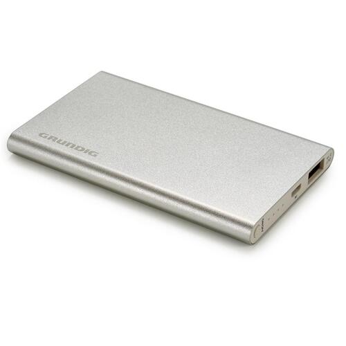 Powerbank Grundig 4000 mAh Sølvfarvet (6 enheder)