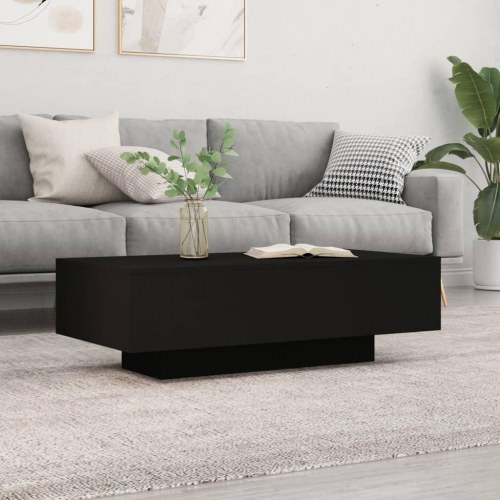 Sofabord i sort konstrueret træ - 100 × 49,5 × 31 cm
