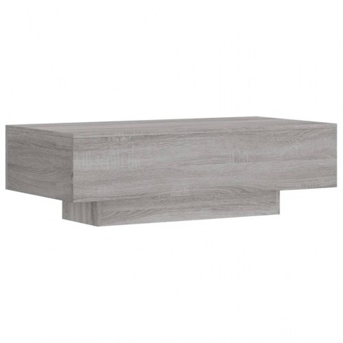 Sofabord i konstrueret træ - 100 × 49,5 × 31 cm, grå sonoma-eg