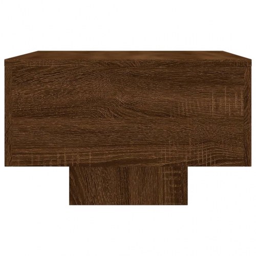 Sofabord 100x49,5x31 cm konstrueret træ brun egetræsfarve