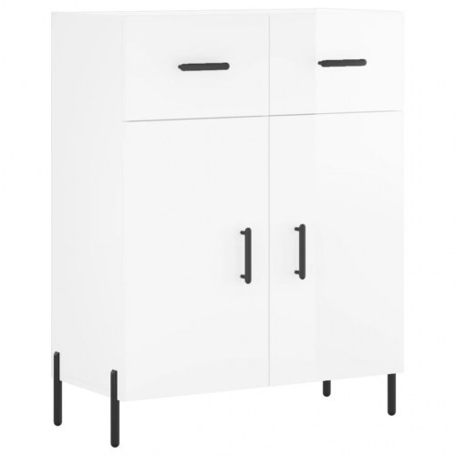 Skænk 69,5 x 34 x 90 cm i hvid højglans