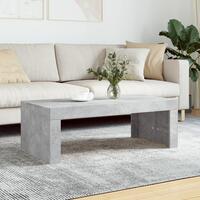 Sofabord 102x50x36 cm konstrueret træ betongrå