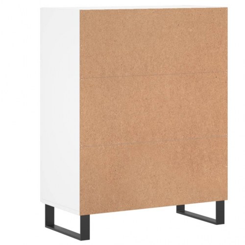 Skænk 69,5x34x90 cm konstrueret træ hvid