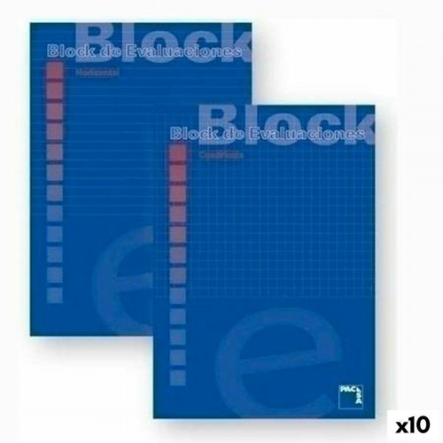 Pacsa notesblok A4 blå - 50 ark (pakke med 10)