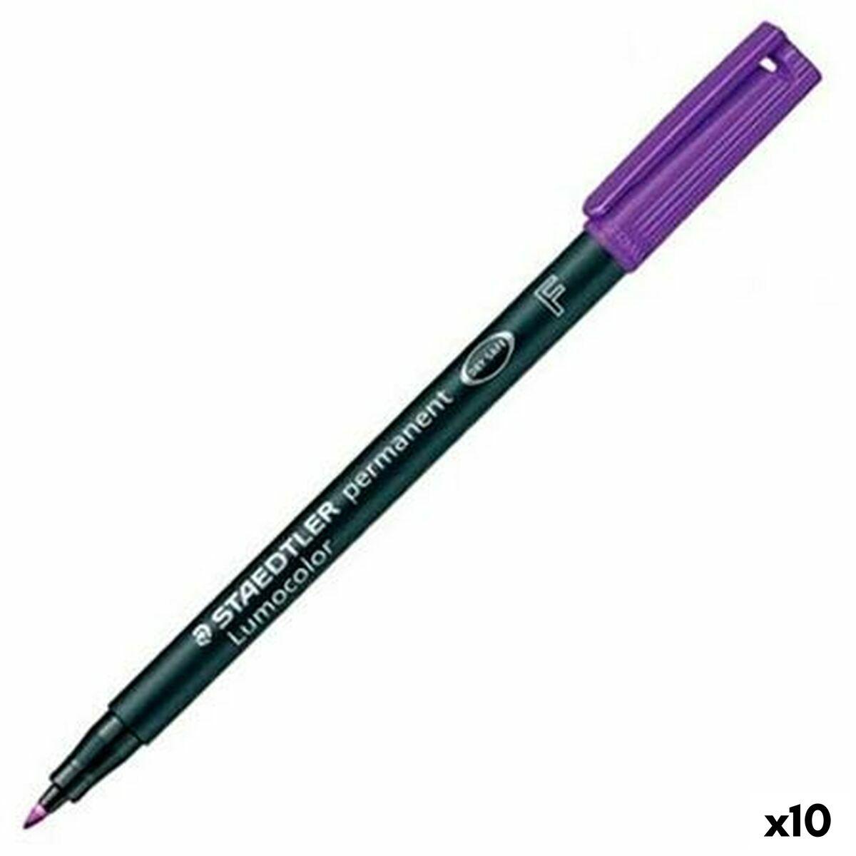 Sprittusch Staedtler Lumocolor Permanent 318 F Violet (10 enheder)