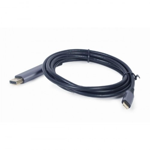 USB-C til DisplayPort kabel GEMBIRD - 1,8 m (sort/grå)