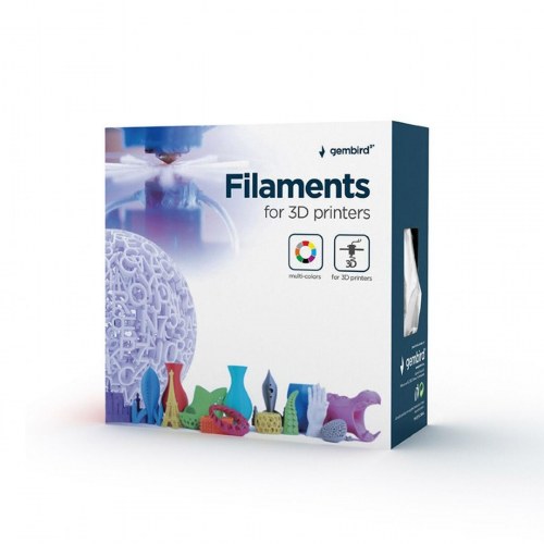 3D filament PLA 1,75 mm - GEMBIRD, hvid