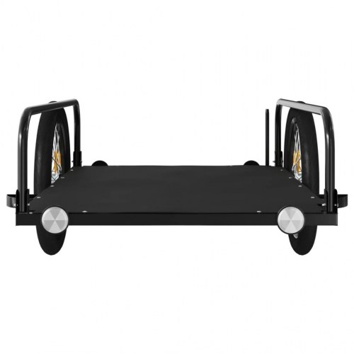 Cykelanhænger 135x70x37 cm jern sort