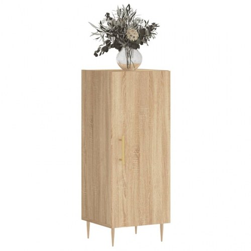 Skænk 34,5x34x90 cm konstrueret træ sonoma-eg