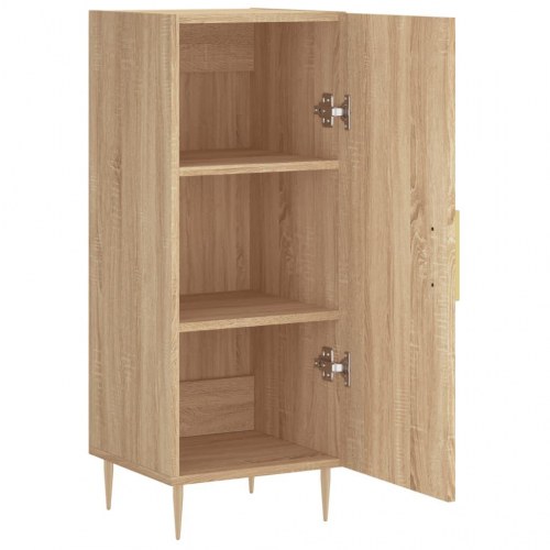 Skænk 34,5x34x90 cm konstrueret træ sonoma-eg