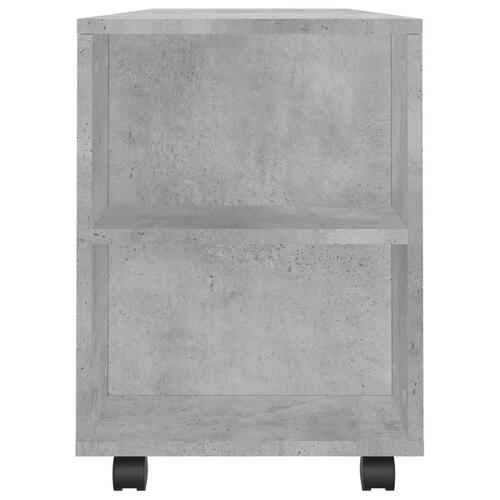 Tv-bord 102x34,5x43 cm konstrueret træ betongrå