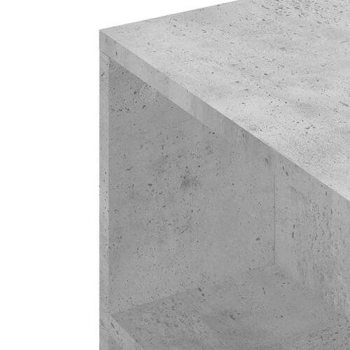 Tv-bord 102x34,5x43 cm konstrueret træ betongrå