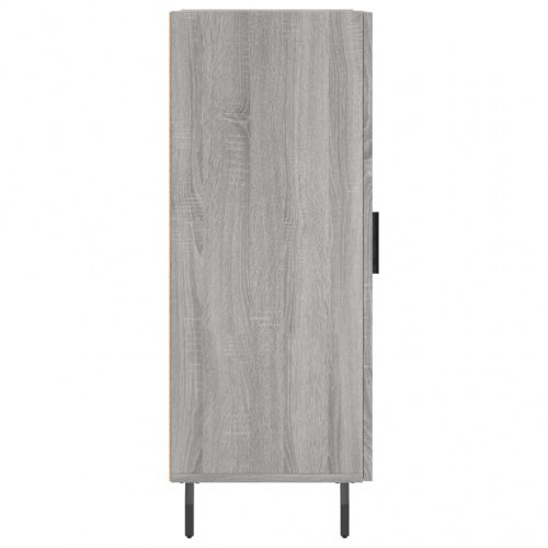 Skænk 34,5 × 34 × 90 cm i konstrueret træ - grå sonoma-eg