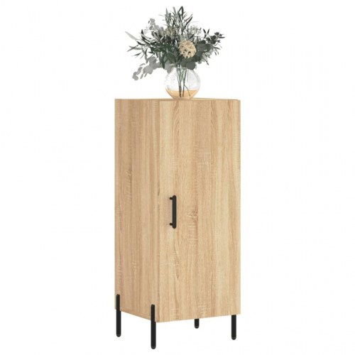 Skænk 34,5x34x90 cm konstrueret træ sonoma-eg