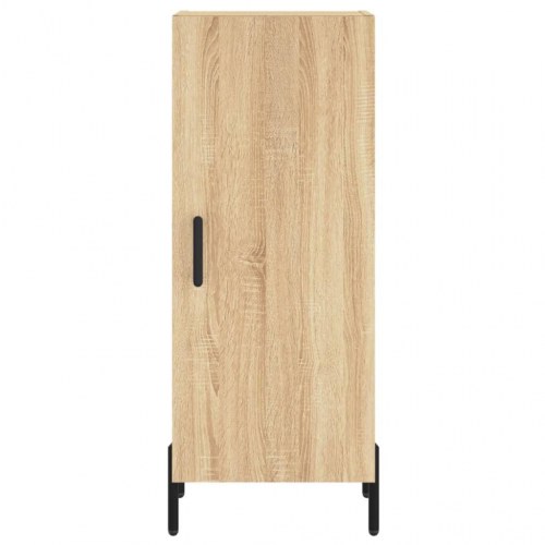 Skænk 34,5x34x90 cm konstrueret træ sonoma-eg