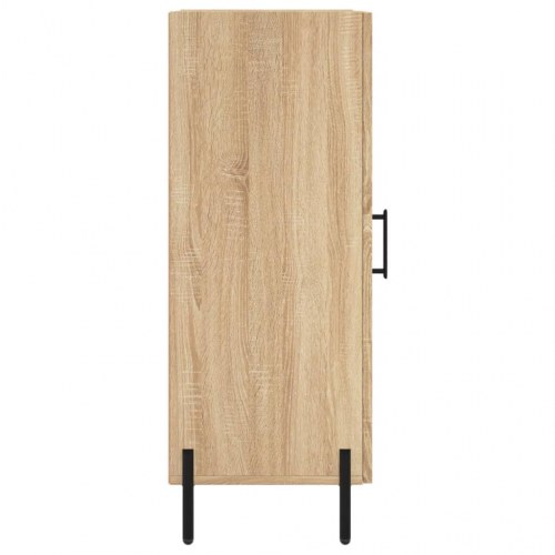 Skænk 34,5x34x90 cm konstrueret træ sonoma-eg