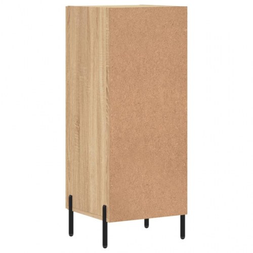 Skænk 34,5x34x90 cm konstrueret træ sonoma-eg