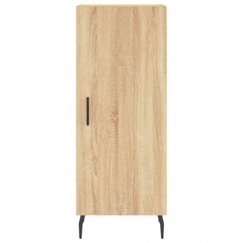 Skænk 34,5x34x90 cm konstrueret træ sonoma-eg