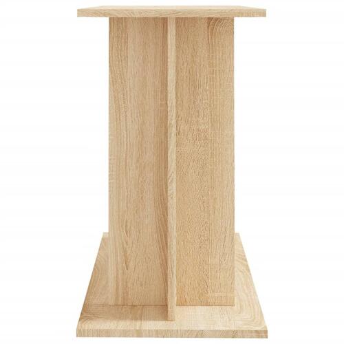 Akvariebord 80x35x60 cm konstrueret træ sonoma-eg