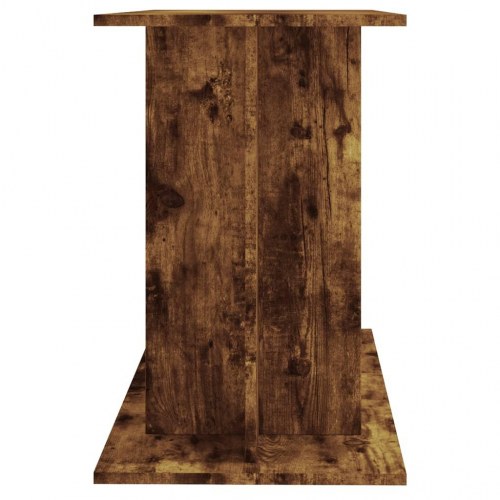 Akvariebord 100 × 40 × 60 cm i konstrueret træ - røget egetræsfarve