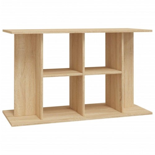 Akvariestativ i sonoma eg 100 × 40 × 60 cm - konstrueret træ