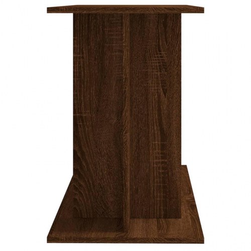 Akvariebord 100 × 40 × 60 cm - konstrueret træ, brun egetræsfarve