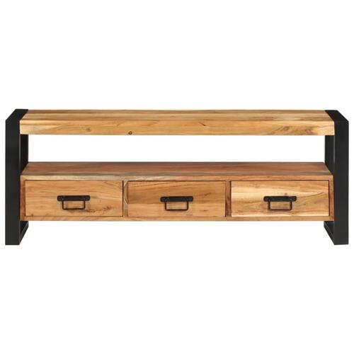 Tv-bord 120x30x45 cm massivt akacietræ