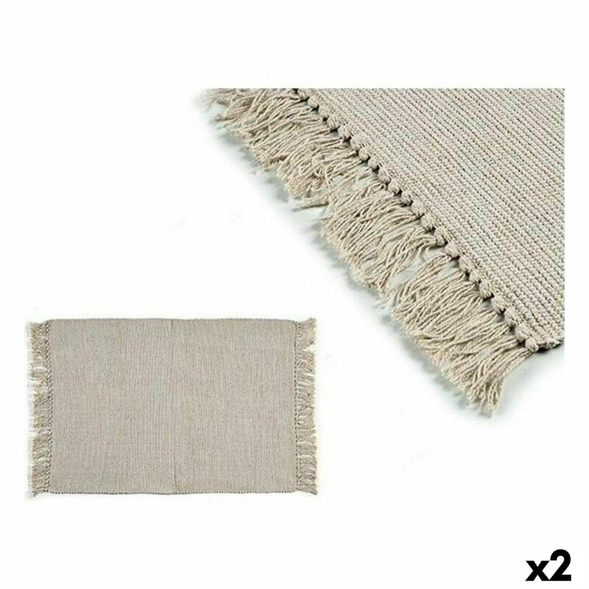 Tæppe Beige 80 x 120 cm (2 enheder)
