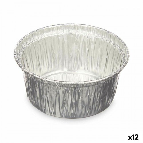 Bageforme engangs i aluminium Kinvara - runde 12 stk. (8,5 × 8 × 8,5 cm)