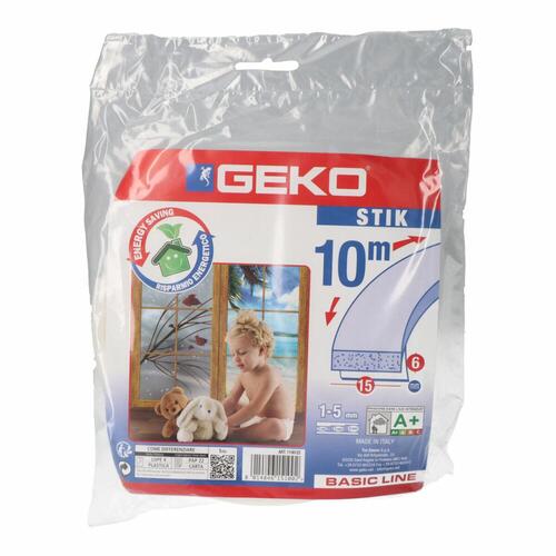 Tætningsliste Geko Stik Lim Skum 15 mm x 10 m