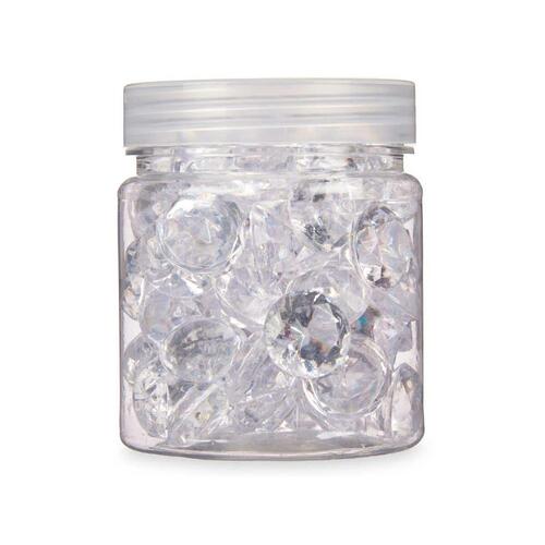 Dekorative sten Diamant 150 g Gennemsigtig (16 enheder)